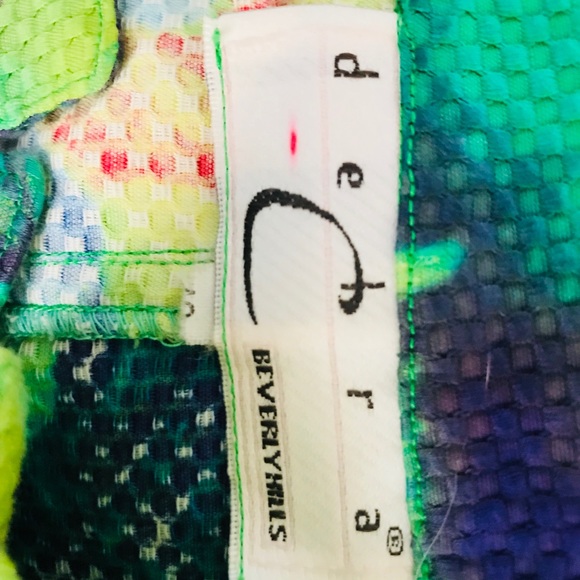 DEBRA C BEVERLY HILLS Chic TROPICAL Floral Jacket S - Picture 2 of 8